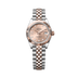 Rolex Lady-Datejust 28 mm RosÈ-Colour Set With Diamonds Dial Oystersteel and Everose Gold Jubilee Bracelet 279171-0027