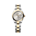 Rolex Lady-Datejust 28 mm Silver Set With Diamonds Dial 18 kt Yellow Gold Oyster Bracelet 279163-0004