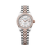 Rolex Lady-Datejust 28 mm White Mother-Of-Pearl Set With Diamonds Dial Oystersteel and Everose Gold Jubilee Bracelet 279381rbr-0013