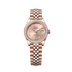 Rolex Oyster 28 mm Rose-colour Dial 18 kt Everose Gold Jubilee 279135rbr-0028