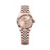 Rolex Oyster 28 mm Rose-colour Dial 18 kt Everose Gold Jubilee 279175-0026