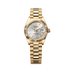 Rolex Oyster 28 mm Silver Dial 18k Yellow Gold President 279178-0005