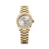 Rolex Oyster 28 mm Silver Dial 18k Yellow Gold President Bracelet 279138rbr-0005