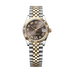 Rolex Oyster 31mm Dark Grey Set With Diamond Dial Yellow Rolesor Combination Of Oystersteel And Yellow Gold Jubilee 278273-0018