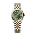 Rolex Oyster 31 mm Olive Green Set With Diamond Dial Yellow Rolesor - Combination Of Oystersteel And Yellow Gold Jubilee 278243-0016