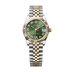 Rolex Oyster 31mm Olive Green Set With Diamond Dial Yellow Rolesor Combination Of Oystersteel And Yellow Gold Jubilee 278273-0016