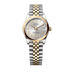 Rolex Oyster 31 mm Silver Set With Diamond Dial Yellow Rolesor - Combination Of Oystersteel And Yellow Gold Jubilee 278243-0004