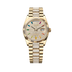 Rolex Oyster 36 mm Diamond-Paved Dial 18k Yellow Gold Diamond-set President 128238-0052
