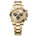 Rolex Oyster 40 mm Golden and Bright Black Dial 18k Yellow Gold Oysterflex 126508-0006