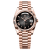 Rolex Oyster 40 mm Slate OmbrÈ Dial 18 kt Everose Gold President, Semi-Circular Three-Piece Links 228235-0055