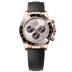 Rolex Oyster 40 mm Sundust and Bright Black  Dial 18 kt Everose gold  Oysterflex 126515ln-0006