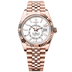 Rolex Sky-Dweller Oyster 42 mm Intense White Dial 18 kt Everose Gold Jubilee 336935-0007