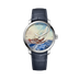 Ulysse Nardin Classico Manara Manufacture 40 mm Ocean Blue Dial Stainless Steel Leather Strap 3203-136LE-2/MANARA.01