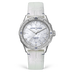 Ulysse Nardin Diver 39 mm White Mother-Of-Pearl Dial with Diamonds Stainless Steel Leather Strap 8163-182B/10