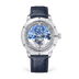 Ulysse Nardin Grand Bleu 44 mm Ocean Blue Dial Sapphire Leather Strap 793-300