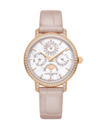 Vacheron Constantin Traditionnelle perpetual calendar ultra-thin 36.5 mm White Mother-Of-Pearl Dial with Diamonds 18K Pink Gold   Leather Strap 4305T/000R-B947 - WATCHXNYC
