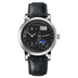 A. Lange & Sohne LANGE 1 MOON PHASE 38.5 mm Black Dial 18k White Gold   Leather Strap 192.029 / LSLS1923AG