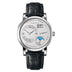 A. Lange & Sohne LANGE 1 MOON PHASE 38.5 mm Silver Dial Platinum   Leather Strap 192.025 / LSLS1922AA