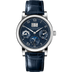 A. Lange & Sohne LANGEMATIK PERPETUAL 38.5 mm Dark Blue  Dial 18-Carat White Gold   Leather Strap 310.028 E / LSLS3103AG