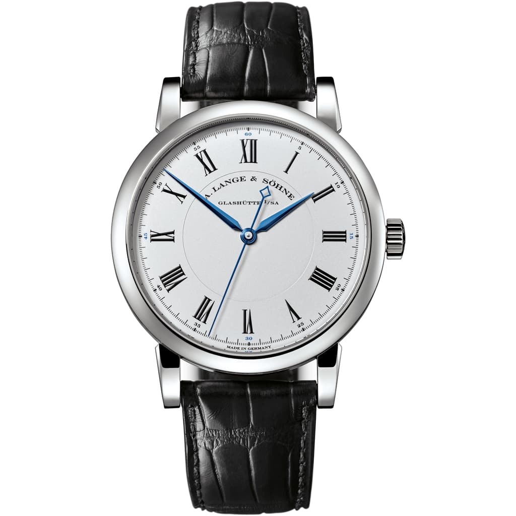 A. Lange & Sohne Richard Lange 40.5 mm Silver Dial 18k White Gold   Leather Strap 232.026 / LSLS2323AJ - WATCHXNYC