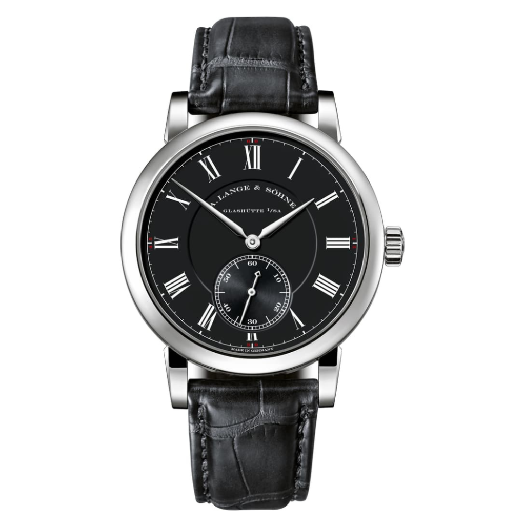 A. Lange & Sohne Richard Lange “Pour Le Mérite” 40.5 mm Black Dial 18k White Gold   Leather Strap 260.028 / LSLS2603AG - WATCHXNYC