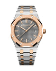 Audemars Piguet Royal Oak Selfwinding 34 mm Grey Dial Stainless Steel with 18k Pink Gold Bracelet 77450SR.OO.1361SR.03 - WATCHXNYC