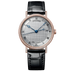 Breguet Classique 9068 33.5 mm Silver Dial with Diamonds 18k Rose Gold Leather Strap 9068BR/12/976 DD00