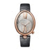 Breguet Reine 43 x 34,95 mm Silver Dial with Diamonds 18k Rose Gold Black Leather Strap 8968BR/11/986/0D00