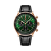 Breitling Navitimer B01 Chronograph 46 mm Black And Green Dial 18K Red Gold Leather Strap RB0137241L1P1