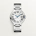 Cartier Ballon Bleu 36 mm Steel Silver Dial Bracelet WSBB0048