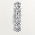 Cartier Clash Small 18k White Gold Silver Sunray Dial Bracelet WJMB0002