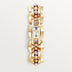 Cartier Clash Small 18k Yellow Gold Silver Sunray Dial Bracelet WGMB0002