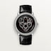 Cartier Panthère 37 mm 18k White Gold Black Lacquer Dial Shiny Black  Leather Strap HPI01430