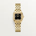 Cartier Panthère Small 18k Yellow Gold Black Lacquer Dial Bracelet WJPN0053