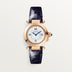 Cartier Pasha 30 mm 18k Rose Gold Opaline Dial Navy Blue  Leather Strap WGPA0018