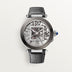 Cartier Pasha 41 mm Steel Dark Grey Dial Two  Leather Straps WHPA0017