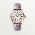 Cartier Ronde Louis 36 mm 18k Rose Gold Beige Dial Semi-Matte Purple  Leather WGRN0012
