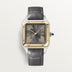 Cartier Santos Extra Large 18k Yellow Gold Grey Dial  Skin Strap W2SA0028