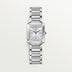 Cartier Tank Française Small 25.7 mm x 21.2 mm Silver Sunray Dial Steel Bracelet WSTA0065