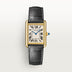 Cartier Tank Louis Large 33.7 mm x 25.5 mm Silver Dial 18k Yellow Gold Dark Gray Skin WGTA0343