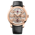 Girard-Perregaux La Esmeralda Tourbillon 44 mm Transparent Dial 18K Pink Gold   Leather Strap 99275-52-000-BA6E