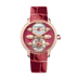 Girard-Perregaux Tourbillon with Three Gold Bridges Ruby Heart 38 mm Transparent Dial with Diamonds 18K Pink Gold   Leather Strap 99242B52CH01-CKHA
