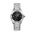 Glashutte Original Lady Serenade 36 mm Galvanized Black Dial Stainless Steel Stainless Steel 1-39-22-20-02-34
