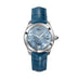 Glashutte Original Lady Serenade 36 mm Mother-Of-Pearl Blue Dial Stainless Steel Louisiana Leather Strap 1-39-22-11-02-04
