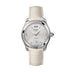Glashutte Original Lady Serenade 36 mm Silver Galvanized Dial Stainless Steel Louisiana Leather Strap 1-39-22-02-02-04