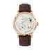 Glashutte Original Pano Matic Calendar 42 mm Silver  Dial Red Gold Louisiana   Nubuk Leather Strap, Brown 1-92-09-02-05-62