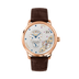 Glashutte Original Pano Matic Inverse 42 mm White Dial Red Gold Louisiana   Nubuk Leather Strap, Brown 1-91-02-01-05-62