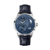 Glashutte Original PanoMaticLunar 40 mm Radiant Blue Dial Stainless Steel Louisiana Leather Strap 1-90-02-46-32-61