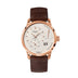 Glashutte Original PanoReserve 40 mm Silver Galvanized Dial Red Gold Louisiana Nubuk Leather Strap 1-65-01-25-15-62