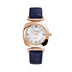 Glashutte Original Pavonina 31 mm Mother-Of-Pearl White With Diamonds Dial Red Gold Louisiana Leather Strap 1-03-02-05-05-30